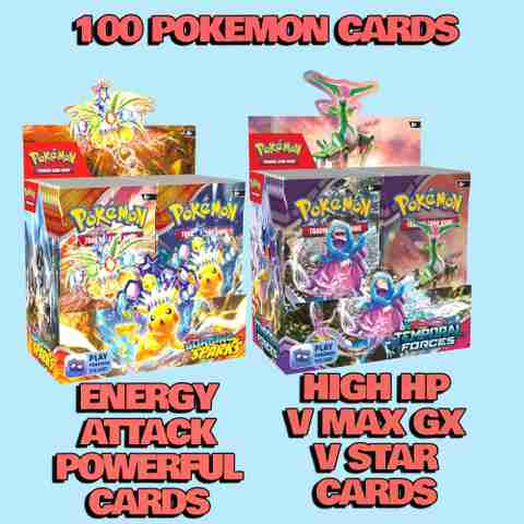 taka saki 100 POKEMON CARDS POKEMON CARDS PACK SET - 100 POKEMON