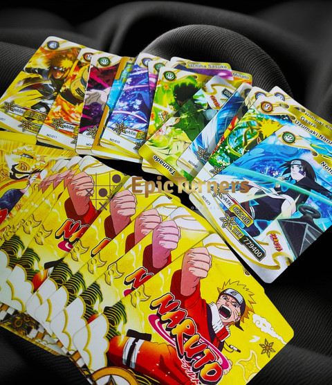 Turners Prime Naruto Cards Pack of 300 Pcs All Characters Anime