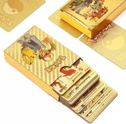 55pc gold pokemon cards Price History of Unyks Star Pokmon Card Game  55 Gold Foil Cards Pack |  Includes VMAX, GX, V-Star, EX | Rare & Common | High HP