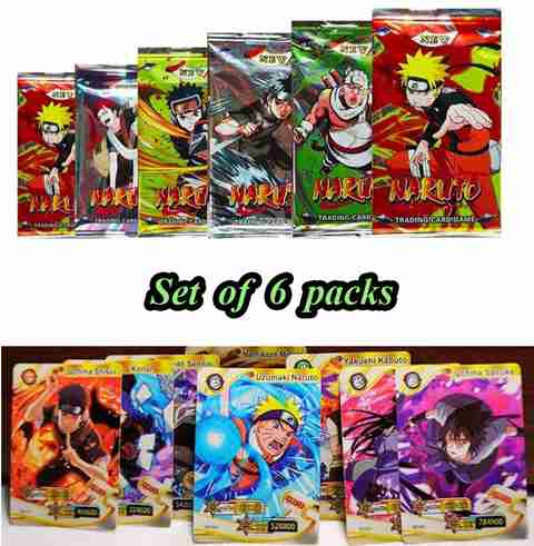 NARUTO CARD GAME 46枚セット AncientKart New Edition Naruto cards for playing 6 packs - New