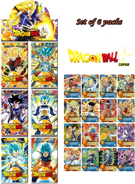 AncientKart Rare Edition Dragon Ball Z cards set of 6 packs - Rare