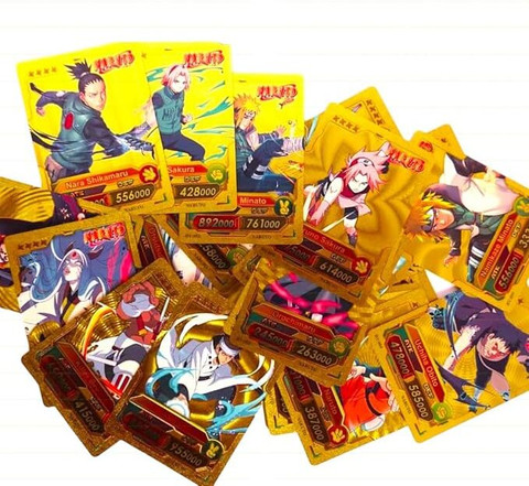valuableplus Naruto 10Pcs Playing Waterproof 5Pc Golden + 5Pc