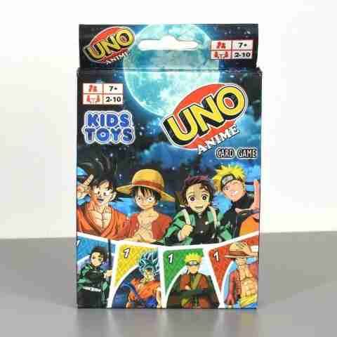 WOYR UNO Anime Paper Playing Cards| 112 Goku UNO Card Game with