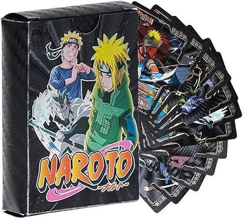kartkaro Naruto Trading Cards Set of 30 | Silver Black Rainbow