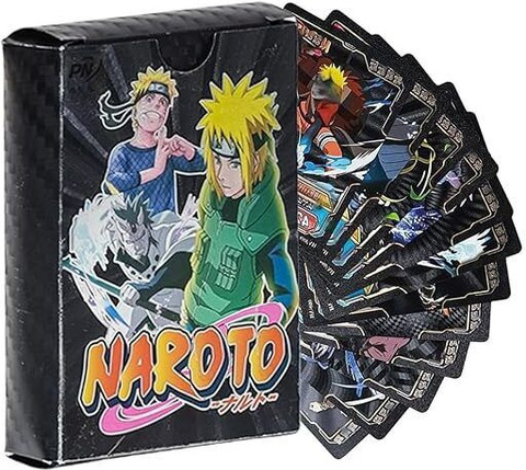 kartkaro Naruto Trading Cards Set of 30 | Silver Black Rainbow