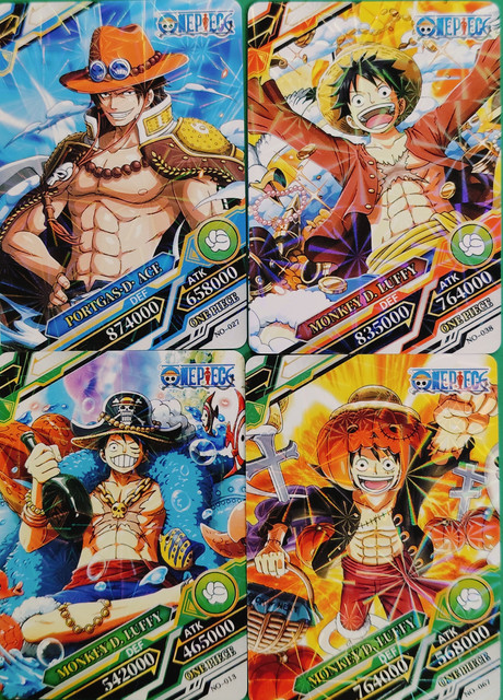 Turners Prime One Piece Cards Pack of 100 PCs Luffy Cards All