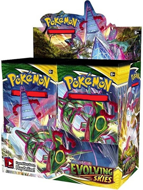 CrazyBuy Pokemon Sword & Shield Evolving Skies Booster Cards Pack