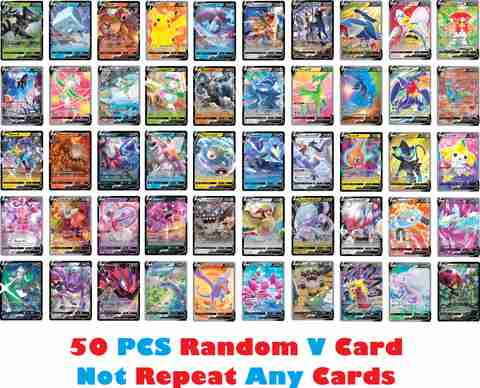 FEDOY Pokemon Mega Legendary V Card Set Of 50 Cards (Random V card Set) -  Pokemon Mega Legendary V Card Set Of 50 Cards (Random V card Set) . Buy  pokemon toys in India. shop for FEDOY products in India. | Flipkart.com