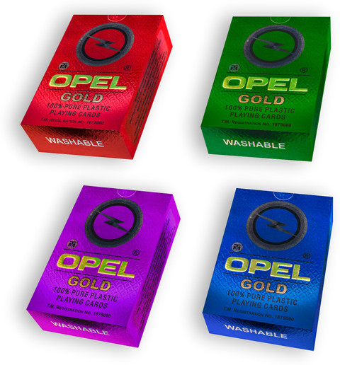 Emperor Opel Gold 100% Pure Plastic Playing Cards Game