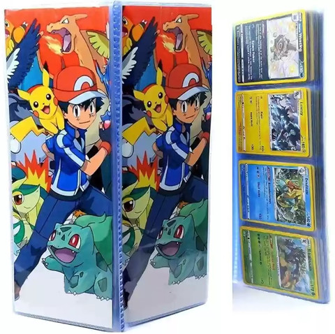 CrazyBuy Pokemon Card Album (4 Pockets Per Page) For Pokemon Card Holder Pokemon  Album - Pokemon Card Album (4 Pockets Per Page) For Pokemon Card Holder Pokemon  Album . Buy pokemon toys