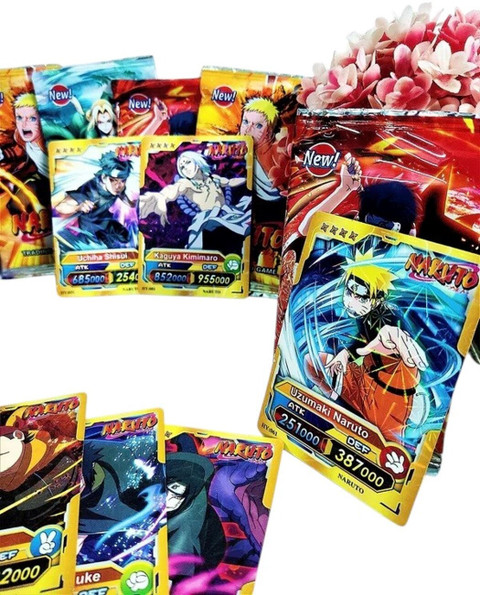Gift Collection 48 PCS Naruto Itachi Sasuke Booster Playing Cards