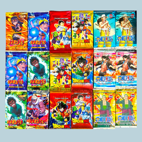 WOYR 144 PC Dragon Ball Super,Naruto and One Piece Playing Cards