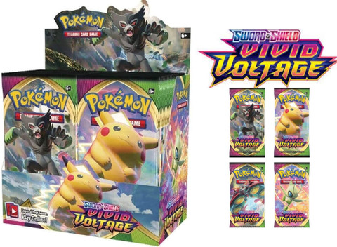 ポケモンbox8個 Bestie Toys Pokemon Sword & Shield Vivid Voltage Booster Box (4