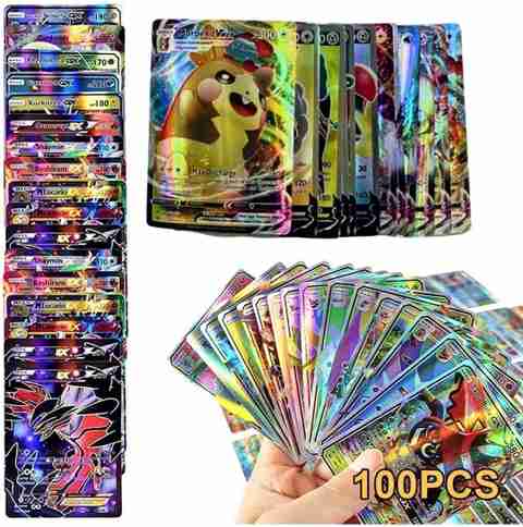 Thrifx Premium Pokemon Cards 100 Pcs Vmax Vstar Gx V Trainer Real Playing Booster Card Thrifx Premium Pokemon Cards 100 Pcs Vmax Vstar Gx V Trainer Real Playing Booster Card