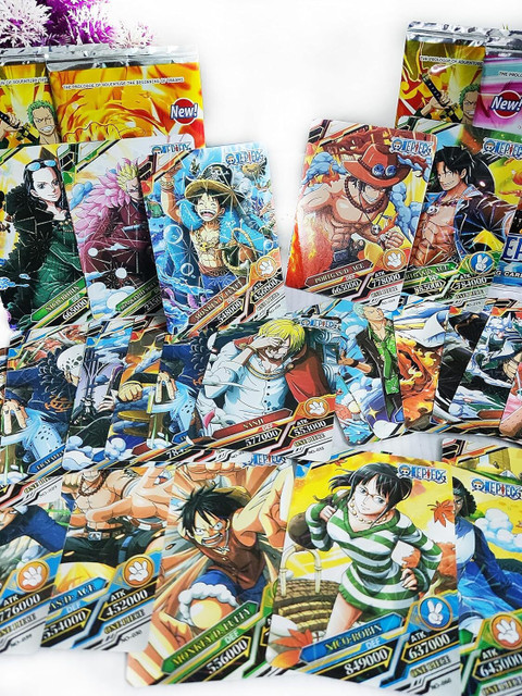 SALPITOYS One Piece collectable Trading Cards 6 Booster Pack 50