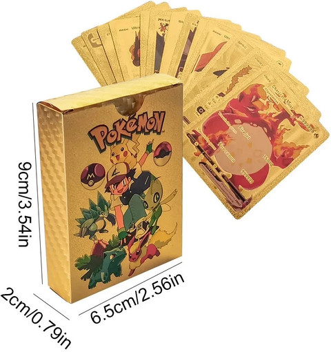 toypapa Premium Gold Pokemon Card Pack 55 Plastic Cards Legendary & Rare ones - Premium Gold Pokemon Card Pack 55 Plastic Cards Legendary & Rare ones . Buy pokemon toys toypapa Premium Gold Pokemon Card Pack 55 Plastic Cards Legendary & Rare ones - Premium Gold Pokemon Card Pack 55 Plastic Cards Legendary & Rare ones . Buy pokemon toys