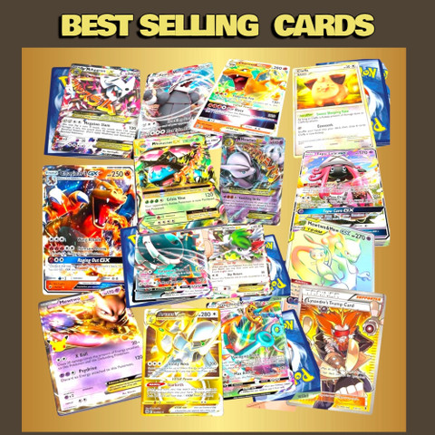taka saki 100 pokemon cards for 5 6 7 8 9 years KIDS - 100 pokemon