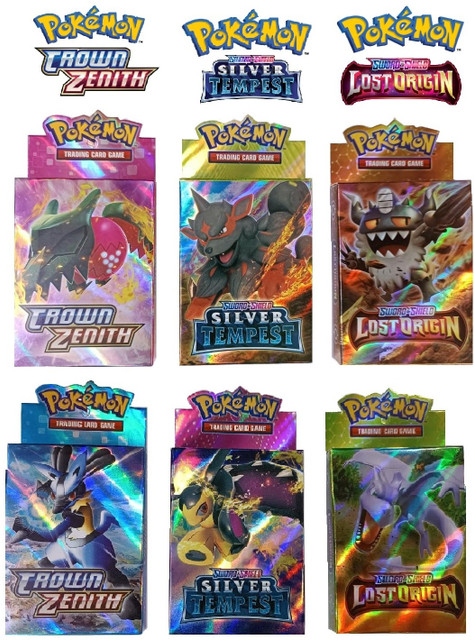 CrazyBuy Pokemon V, VMAX, GX, & Basic Cards For Kids Set Of (6