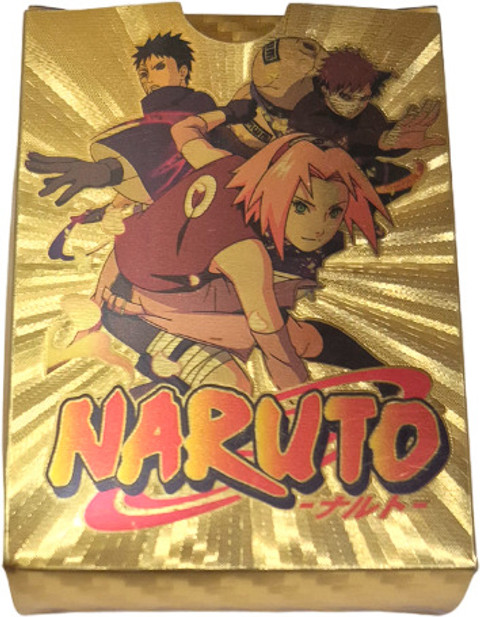 TCG Rare Naruto Gold Playing cards waterproof PVC set of 55 - Rare Naruto  Gold Playing cards waterproof PVC set of 55 . Buy NARUTO toys in India.  shop for TCG products