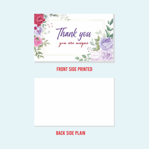 ESCAPER Thank you Cards for Business (3.5 x 2 inche) Thank you for