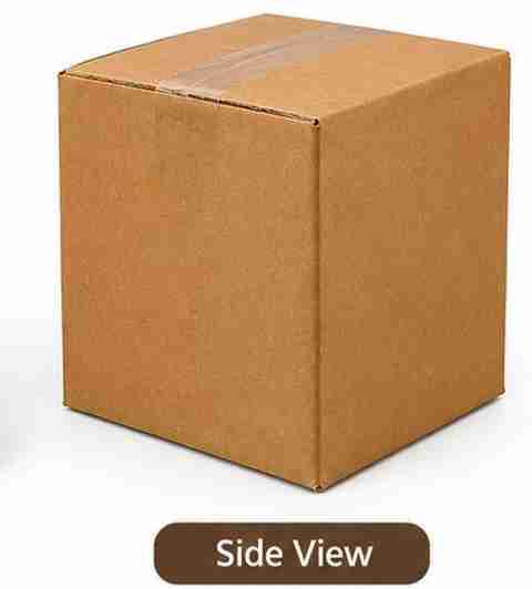 Nscor Star Corrugated Cardboard 3 Ply- Small Size: 5x5x5 inch Packaging ...