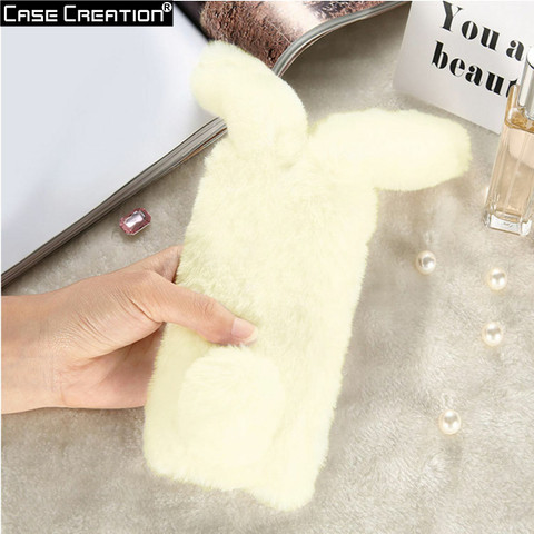 CASE CREATION Arm Band Case for Realme 2 3D Cute Bunny Fluffy Plush Fur  Cover - CASE CREATION : Flipkart.com