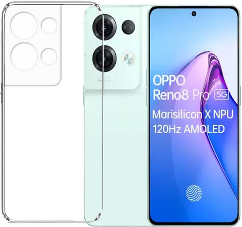 Bastmei Cover Rigida In PC Ultrasottile Per Oppo Reno8 PRO 5G Blu Antiscivolo - 3