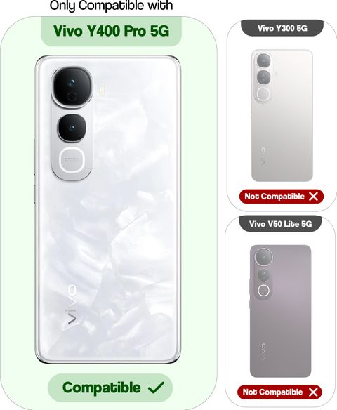 Mr. Case Back Cover for Vivo Y400 Pro 5G (Grey, Magnetic Case, Polycarbonate, Pack of: 1) - Image 4