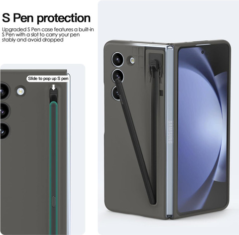 FIEUSCHE Back Cover for Samsung Galaxy Z Fold Ultra Slim Case