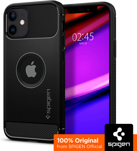 Spigen Rugged Armor Back Cover for Apple iPhone 12 Pro, Apple