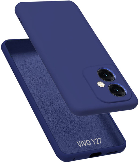 VAPRIF Back Cover for Vivo Y27, Matte Rubberized Soft Silicone