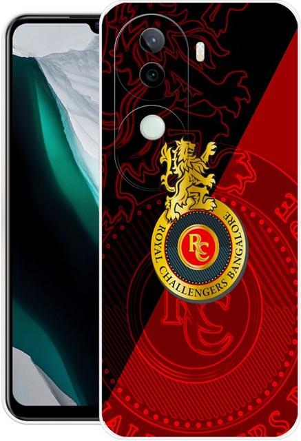 Indus Back Cover for Vivo V40e 5G, Rcb, Logo, Design, Art, Emblem