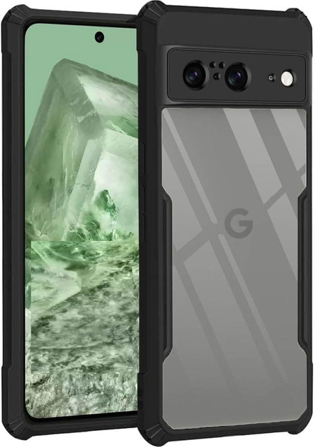 Google Pixel 8A Case - Shockproof TPU Protective Cover With Matte Anti-Fingerprint Finish