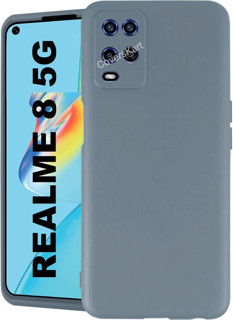 Coverskart Liquid Silicone Back Cover for Realme 5G Coverskart
