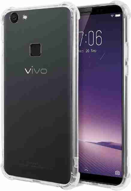 SUCH Back Cover for Back Cover for V7 +-Vivo 1716 (Transparent