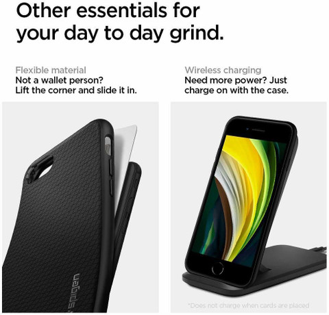 Spigen Liquid Air Back Cover for Apple iPhone SE 2022, Apple iPhone SE  2020, Apple iPhone 7, Apple iPhone