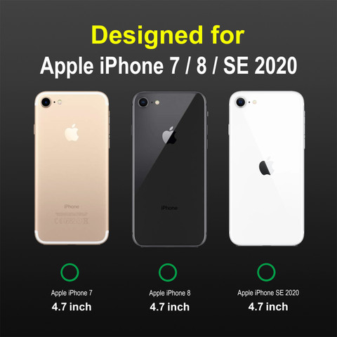 Zapcase Back Cover for Apple iPhone 7& 8, SE 2020 Zapcase