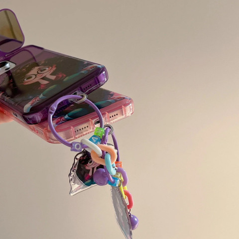 PEEPERLY Back Cover for iPhone 14 Pro Cute Girl Mirror Case with