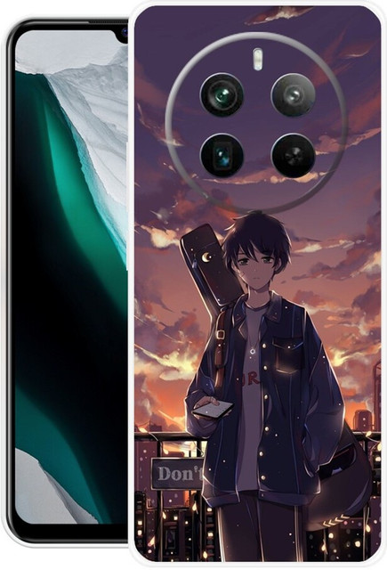 INTELLIZE Back Cover for Realme 12 Pro+ 5G ANIME, ANIME BOY, SAD