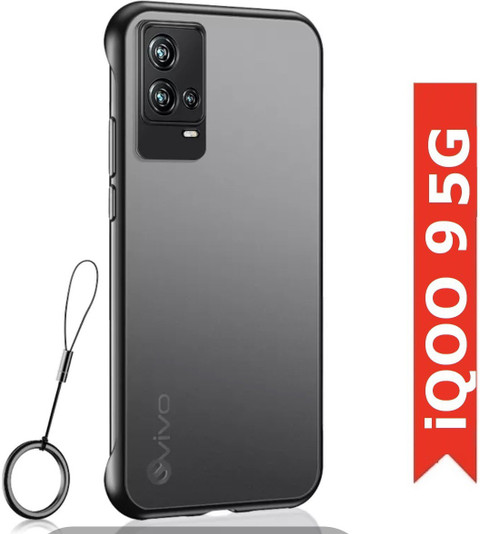 REALCASE Back Cover for iQOO 5G, Slim Frameless Matte Shock