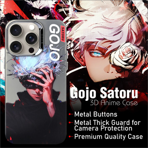 MS-Shield Back Cover for Apple iPhone 11, 3D Anime Gojo Satoru