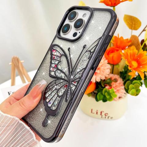 Mintzz Back Cover for APPLE IPHONE 12 PRO MAX, Luxury Butterfly