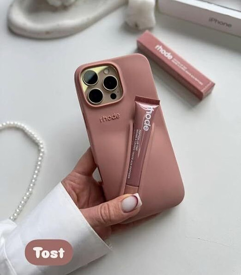 rhode skin iPhoneケース リップ 16pro max clothemyphone Back Cover for Rhode Lip Case for iPhone 16 pro max