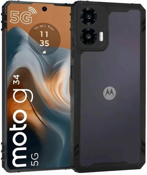 AIBEX Back Cover for Motorola G45 5G Motorola G34 5G |Transparent Case  360° Protection