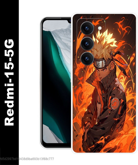 Zaplab Back Cover for REDMI 15 5G, Naruto Uzumaki back cover