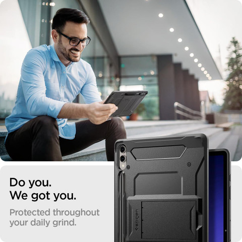 Spigen Back Cover for Samsung Galaxy Tab S9 Plus Tough Armor Pro