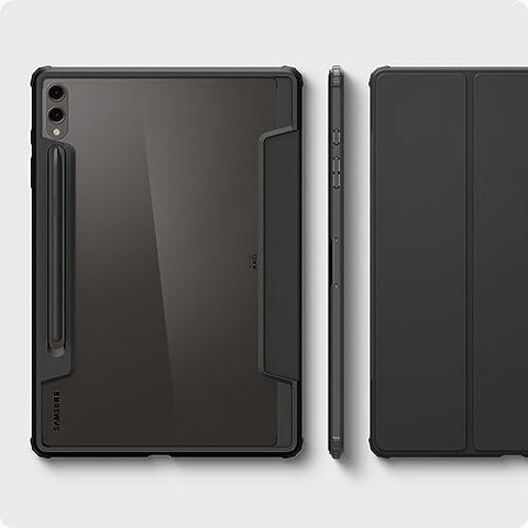 シャッファ　Samsung Galaxy TabS9 spigenケース付 Spigen Ultra Hybrid Pro for Samsung Galaxy Tab S9 11inch Full