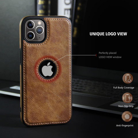 Evett Back Cover for Apple iPhone 11 Pro Max Premium Leather Case