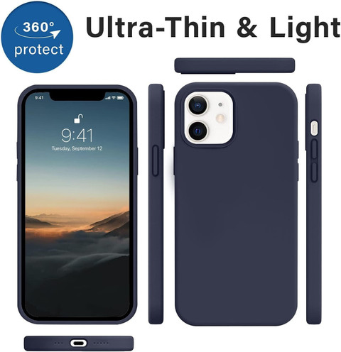 FIXTOTEL Back Cover for Apple iPhone 12, Apple iPhone 12 Pro, Slim