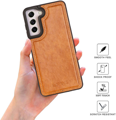 Sprig Glossy Leather Back Cover for SAMSUNG Galaxy S21 FE 5G